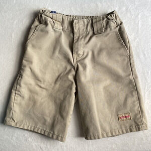 NWOT Boys Dickies Khaki Shorts‎ Size 6RG 20 1/2 Waist